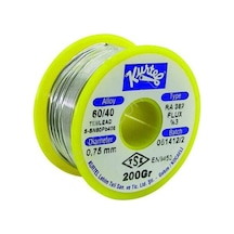 Profesyonel Kullanım için Kurtel 200Gr 0.75Mm Pastalı Lehim Teli N11.243