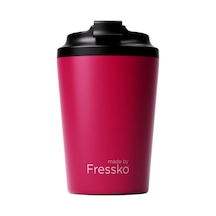 Made By Fressko Camino Yeniden Kullanılabilir Kahve Bardağı, Yalıtımlı Termal Kupa, 340 Ml, Fuşya