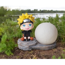 Naruto Uzamaki Gece Lambası Biblo Dekoratif Ürün Ev Ofis Yeni Yıl Doğum Günü Hediyesi Vitrin Süsü 15 Cm