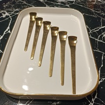 Yamaç Home Gold 6'lı Çay Kaşık Seti