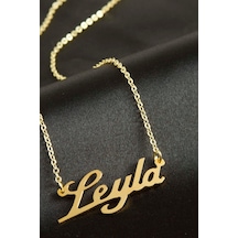 Leyla İsimli Kolye Kişiye Özel Çok Renkli