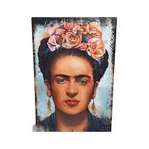 Meksikalı Kadın Ahşap Poster-30x20cm
