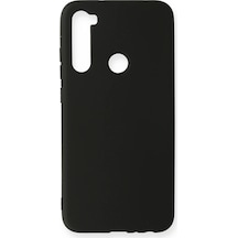 Mey İthalat Redmi Note 8 Kılıf Nano İçi Kadife Silikon - Siyah