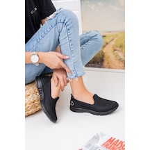 Nesil Shoes Dvm 801 Siyah Faylon Taban Kadın Yürüyüş Ayakkabısı-siyah Siyah