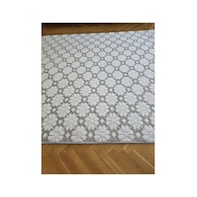 Badelya Home Monaco 0221 Krem A.gri İskandinav Sisal Bukle Yumuşak Özel Ölçü Salon Koridor Mutfak Halısı Yolluk 0221-krem/a.gri