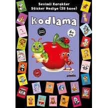 Kodlama - Stickerlı 6+ Yaş - Afife Çoruk - Panda