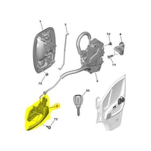 Fiat Ducato Ön Kapi Kolu İç 2001-2023 911760 A7721 2.2, 2.3 Dcı, 2.0 Jtd, 2.3 Jtd