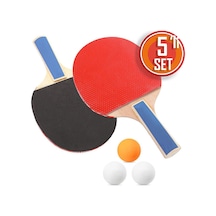 Masa Tenisi Raketi Seti Tenis Topu Set 5 Parça Başlangıç Seti