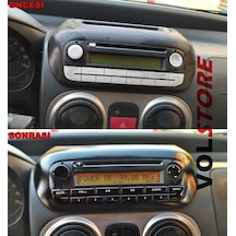 Peugeot Bipper Teyp Tuş Takımı Pianoblack Parlak Siyah Maun Tuş