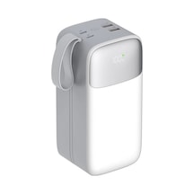 Sword SW-50PO3 50000 Mah Pd 22.5 W Hızlı Şarj Kendinden Kablolu Type-c & Lightning Powerbank Beyaz Sword SW-50PO3 50000 Mah Pd 22.5 W Hızlı Şarj Kendinden Kablolu Type-c & Lightning Powerbank Beyaz