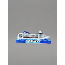 Sarti Temalı Kabartmalı Polyester Magnet 10cm X 4cm
