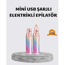 Mini Yüz Ve Kaş Epilatörü 8000 Rpm Güçlü Motor Ve Paslanmaz Çelik Başlık