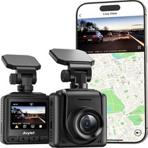 Avylet 2k Dashcam Araba Kamerası, Wi-fi, Harici Gps Modülü, Ips Ekran, Ultra Gece Görüşü