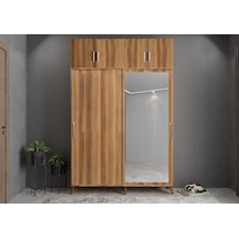 Panama Sürgülü Yüklüklü Portmanto Vestiyer Ayakkabılık C 180cm