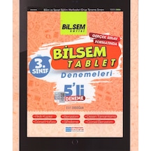 3.Sınıf Bilsem Tablet 5'li Deneme -  Evrensel İletişim Yayınları