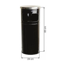 A Kalite Metal Boyalı Kolon Küllük 27 Litre