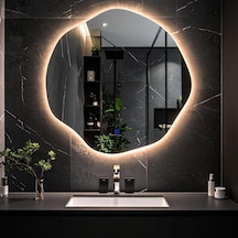 Kael Led'li Lavabo &amp Banyo Aynası Dokunmatik Sensörlü Günışığı Led 80 X 80 Çok Renkli