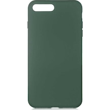 Apple Uyumlu iPhone 7 Plus Kılıf Lansman İçi Kadife Soft Yumuşak Dokulu Liquid Silikon Kapak Lsr