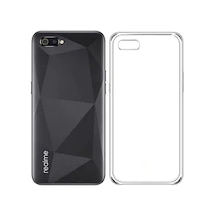 Realme C2 Şeffaf Kılıf Yumuşak İnce Tasarımlı Kapak Süper