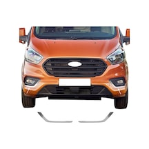 Ford Tourneo Custom 2018 Üzeri Krom Sis Çerçevesi P.Çelik 2 Prç.
