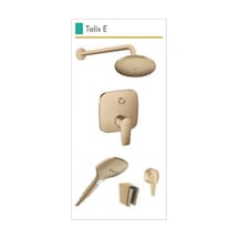 Hansgrohe Talis E Ankastre Duş Seti Mat Bronz