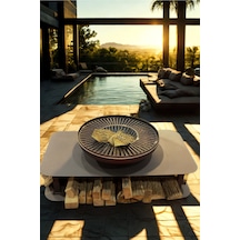 Fuji Quadra Odunluklu Ateş Çukuru & Bahçe Masası