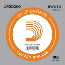 Akustik Tek Tel, 80/20 Bronze Wound, 030, Re