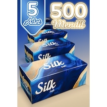 Silk Soft Çift Katlı Pratik Mendil Çek Kullan Kutu Mendil 5adet X 100mendil
