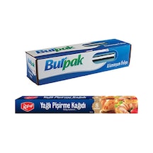 Burpak Alüminyum Folyo 30 CM + Roll-up Pişirme Kağıdı 37 CM x 8 M