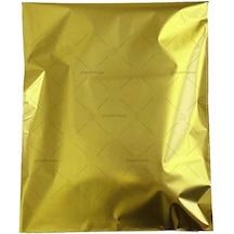 Mat Metalize En:11 CM X BoY:12 CM Bantlı Altın Hediye PK. 20 Adet