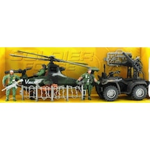 Atv ve Helikopterli Askeri Oyun Seti