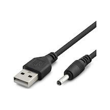 Hadron Hdx1320 Usb Dc Güç Kablosu 3.5 X 1.35 Mm 1 M Siyah
