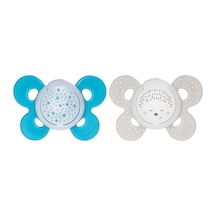 Chicco Physio Comfort Silikon Emzik Erkek 12Ay+ 2'li Mavi - Yeşil
