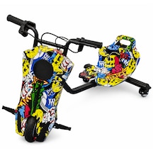 İnwelt Drift Car Bluetooth Hoparlörlü Graffiti Desenli Drift Scoote