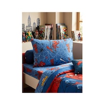 Spidey Pamuk Yastık Kılıfı Lacivert