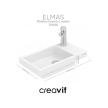 Creavit Elmas Lavabo 45 Cm Beyaz Tp025-00cb00e-0000