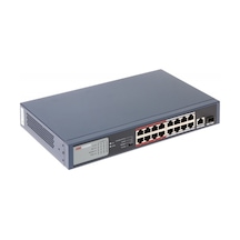 HIKVISION DS-3E0318P-E/M, 16 Port, MegaBit, 16 Port PoE, 130W, +