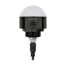 Mesan Ø50 M30 Somun Bağlantılı Led İndikatör M12 Konnektör Rgy Buzzer Siyah Gövde 24vdc Ms 9605.24vdc