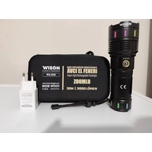 Ws-550 30w 3000 Lümen Zoomlu Profosyonel El Feneri 5468 Çok Renkli