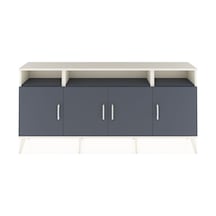 Arges Konsol 6 Raflı 4 Kapaklı 176x30x83 Aytaşı-antrasit/antrasit Antrasit/antrasit