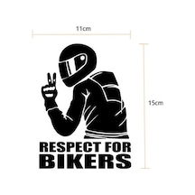 Motosiklet Sürücülerine Saygı Sticker