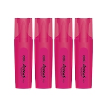Deli Fosforlu Kalem 4'lü Blisterli Pembe 124-Pembe
