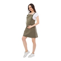 Luvmabelly Myra6310 Kot Hamile Jile Elbise-haki
