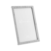 Frames 5 X 7 Gümüş Metal Resim Çerçevesi, Desenli Resim Çerçevesi, Gümüş