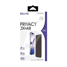 Newface Apple iPhone Uyumlu 16 Pro Max Bilvis 3x Ar Hayalet Cam Ekran Koruyucu - Siyah