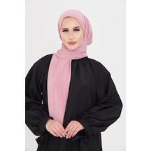 Hürrem Bone Pudra Pratik Hazır Geçmeli Tesettür Bone Sandy Boyunluklu Çıtçıtlı 2505 06 Pudra