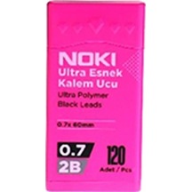 Noki Kalem Ucu Ultra Esnek 0.7 MM 2b Siyah 120'li Pembe