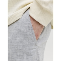 Erkek Keten Cepli Chino Sort - Dave - 12229629 - 1 Blue Indigo