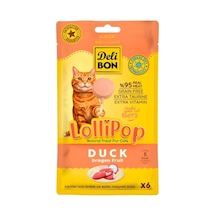 Kedi Lolipop Ödül Maması Ördekli Lolipop 6'lı