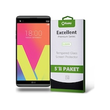 LG Uyumlu V20 Ekran Koruyucu Cam 5 Adet (534067777)